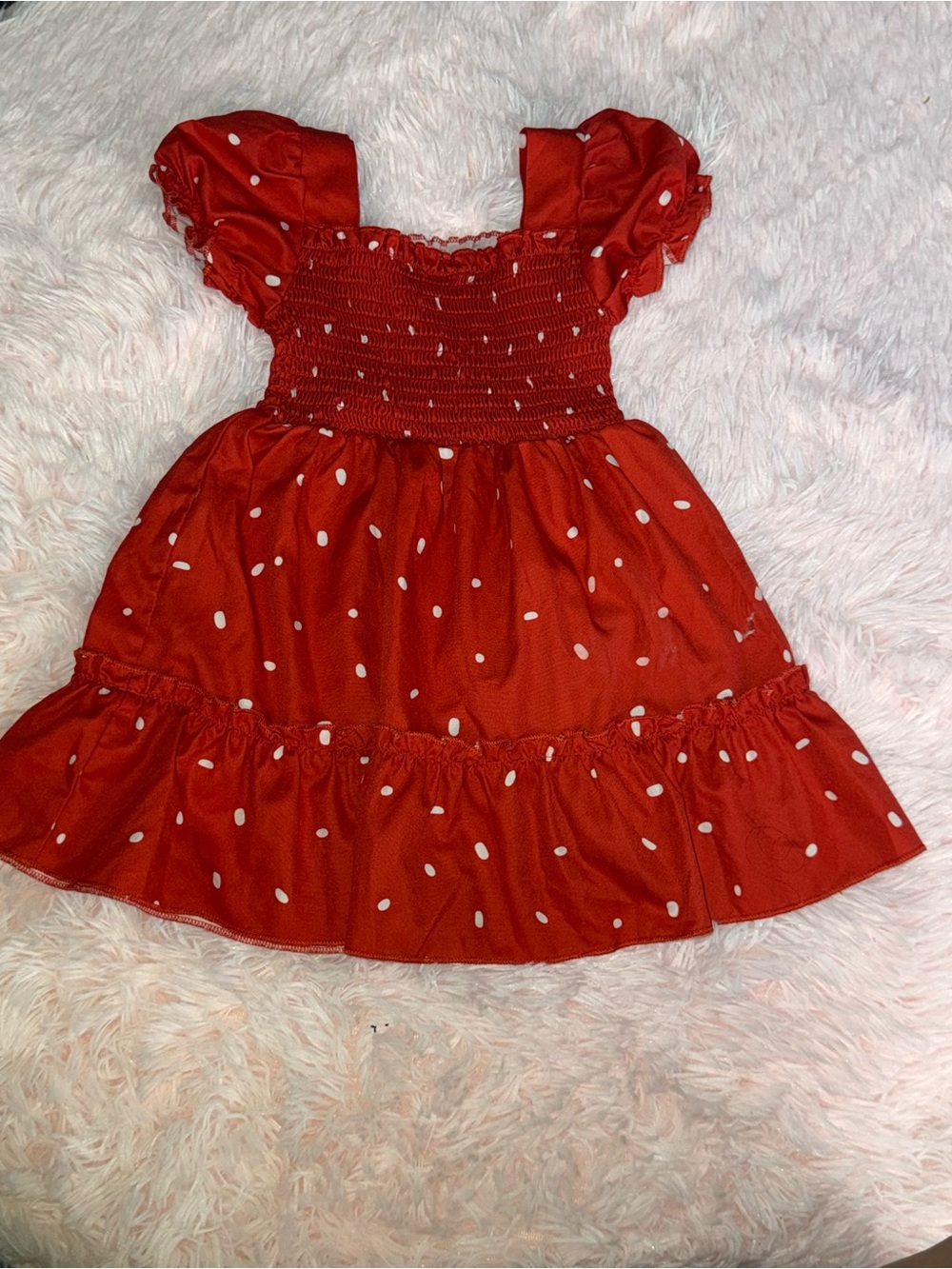 Target Red Polka Dot Smocked Sundress